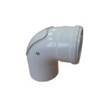 Koleno revízne s dvierkami 60/100/93° PP/AL