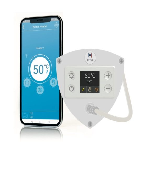 Ovládanie ohrievača vody cez aplikáciu