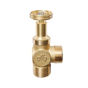 Ventil 1" mosadz pre rozdeľovač rohový