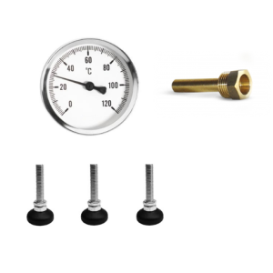 Teplomer a kovové súčiastky