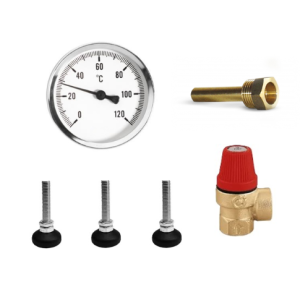 Tepelný manometer a ventily