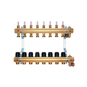 Rozdeľovače mosadzné pre podlahové vykurovanie